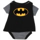 DC Comics Batman GRey Onesie With Detachable Cape At Houston Kids Fashion Clothing Cape View Baby Clothes