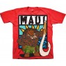 Disney Moana Maui Red Toddler Boys Shirt Free Shipping Houston Kids Fashion Clothing