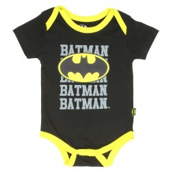 DC Comics Batman Batman Batman Black Baby Onesie Free Shipping Houston Kids Fashion Clothing 