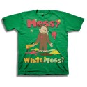 Curious George Mess What Mess Toddler Green Short Sleeve Shirt