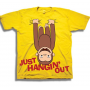 Curious George Just Hanging Out Toddler Boys Shirt Houston Kids Fashion Clothing