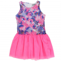 Kensie Pink and Purple Flower Toddler Summer Dress At Houston Kids Fashion Clothing