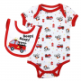 Last One Weeplay Red Fire Truck On A White Onesie And Bib Free Shipping Houston Kids Fashion Clothing