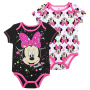 Disney Minnie Mouse Smile Black Onesie And White Onesie Set Free Shipping Houston Kids Fashion Clothing