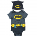 DC Comics Batman Baby Onesie With Hat With Bat Ears At Houston Kids Fashion Clothing