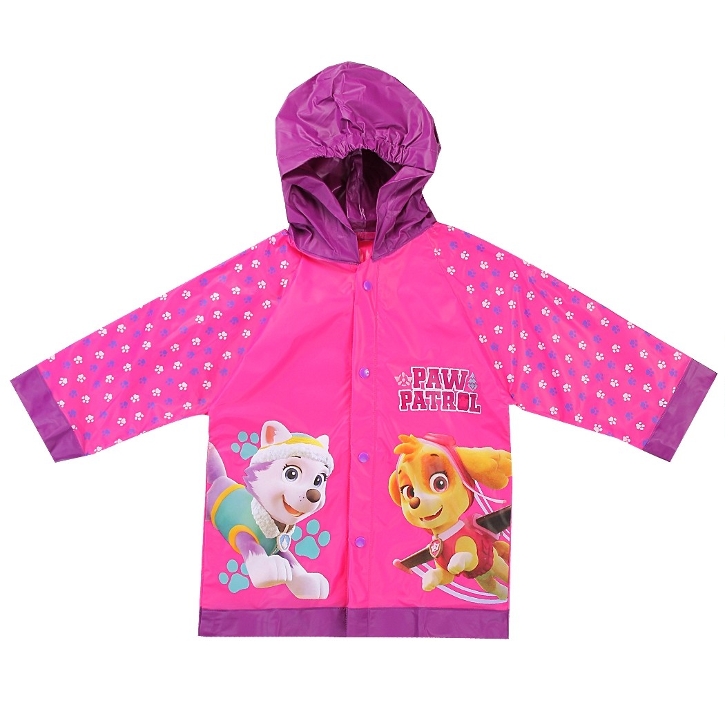 Paw Patrol Brandsseller Girls childrens rain jacket with frozen motifs 