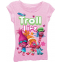 Dreamworks Trolls Light Pink Troll Life Girls Princess Tee Houston Kids Fashion Clothing