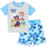 Nick Jr Paw Patrol Paw Print Grey And Blue Toddler Boys Shorts