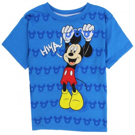 Disney Mickey Mouse Hiya Blue Toddler Boys Short Sleeve Shirt At Houston Kids Fashion Clothing