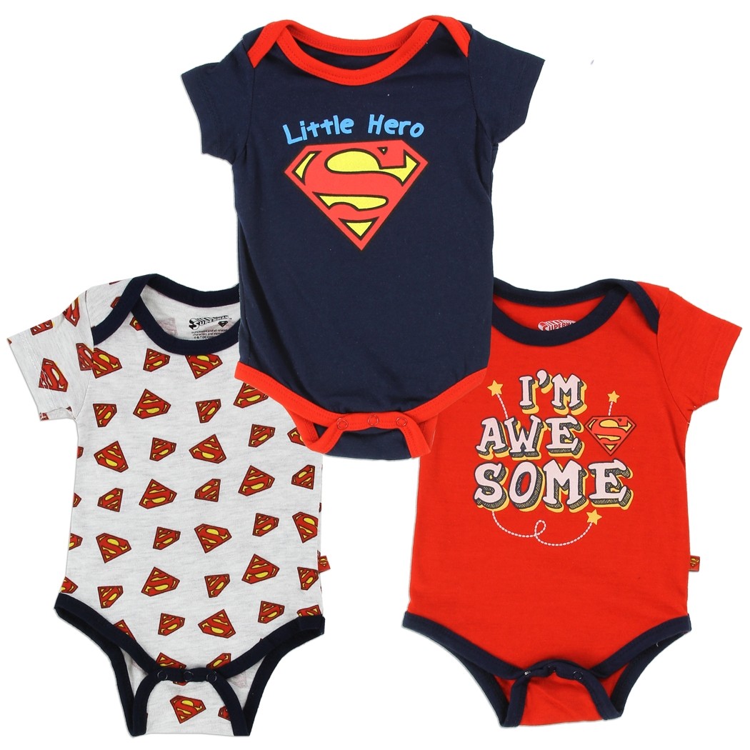 superman onesie baby