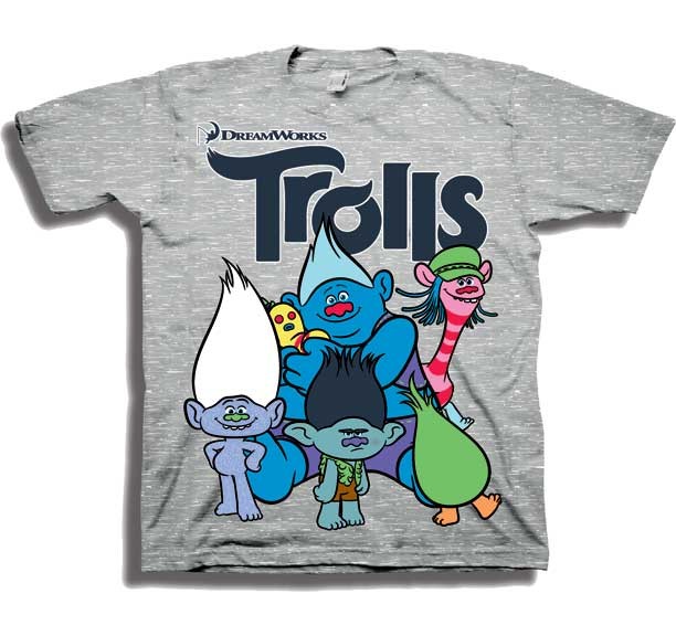 Trolls Cast Of Characters Toddler Boys Shirt Free Shipping