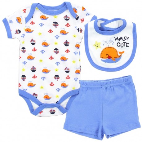 Buster Brown Baby Boys Whaley Cute 3 Piece Set Free Shipping Houston Kids Fashion Clothing