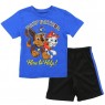  Paw Patrol Here To Help Chase And Marshall Toddler Boys Short Set Free Shipping Houston Kids Fashion Clothing Store
