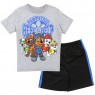 Nick Jr Paw Patrol Here To Help Grey Toddler Boys Short Set Free Shipping Houston Kids Fashion Clothing Store
