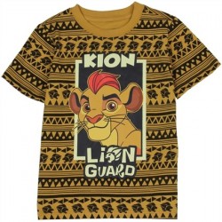 Disney Jr Kion The Leader Of The Lion Guard Brown African Print Toddler Boys Shirt Free Shipping Houston Kids Fashion Clothing 