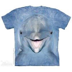 The Mountain Artwear Big Face Dolphin Face Youth Shirt At Houston Kids Fashion Cothing Store