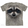 The Mountain Artwear Raccoon Big Face Youth Short Sleeve Boys Shirt At Houston Kids Fashion Clothing Store