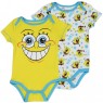 Nick Jr Spongebob Yellow Smiling Onesie and White Onesie Set Free Shipping Houston Kids Fashion Clothing Store