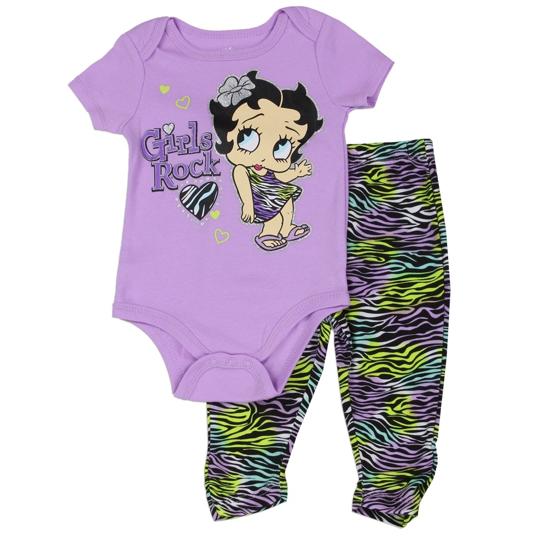 Betty Boop Girls Rock Leggings Set | Betty Boop Baby clothes