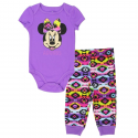 Disney Minnie Mouse Purple Onesie and Colorful Geomettric Design Pants Houston Kids Fashion Clothing StorePants