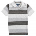 Street Rules Authentic Streetwear Polo Shirt With Black and Grey Stripes Houston Kids Fashion Clothing Store