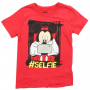 Disney Mickey Mouse Taking A Selfie Red Short Sleeve Shirt Houston Kids Fashion Clothng Store