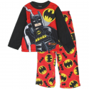 DC Comics Lego Batman Pullover Top and Pants Boys Fleece Pajama Set