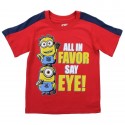 Despicable Me All In Favor Say Eye Red Toddler Boys Shirt Houston Kids Fashion Clothing Store