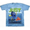 Disney Pixar Finding Dory Just Keep Swimming Dory And Nemo Toddler Shirt
