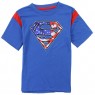DC Comics Superman Red White And Blue Sheild Blue Shirt