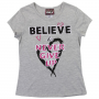 RMLA Believe And Never Give Up Grey Girls Shirt Houston Kids Fashion Clothng Store