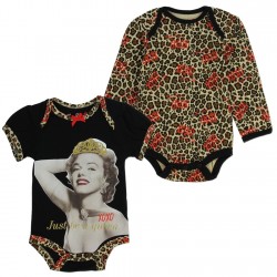 Marilyn Monroe Just Be A Queen 2 Piece Onesie Set Free Shipping Houston Kids Fashion Clothing Store