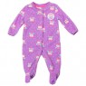 Buster Brown Purple Baby Girls Microfleece Coverall Footed Sleeper Houston Kids Fashion Clothing