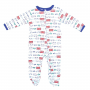 Weeplay Car Print Zip Down The Front Infant Boys Footed Sleeper Free Shipping Houston Kids Fashion Clothing