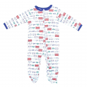 Weeplay Car Print Zip Down The Front Infant Boys Footed Sleeper Free Shipping Houston Kids Fashion Clothing