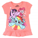 Hasbro MLP My Little Pony Coral Toddler Girls Shirt Houston Kids Fashion Clothing Store
