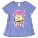 Emoji Dance Party Blue Girls Shirt