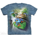 The Mountain Frog Capades Blue Frogs Short Sleeve Shirt