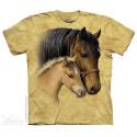 The Mountain Artwear Gentle Touch Mare And Foal Girls Shirt Houston Kids Fashion Clothing Store