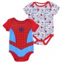 Marvel Comics Spider Man 2 Pack Onesie Set Houston Kids Fashion Clothing Store