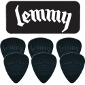 Lemmy From The Heavy Metal Rock Band Motorhead Collectors Tin & 6 Piece Guitar Picks Houston Kids Fashion Clothing