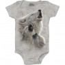 The Mountain Company Singing Lesson Wolf Baby Onesie