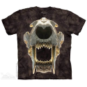 The Mountain Sabertooth Tiger Skull Short Sleeve Shirt