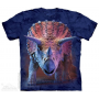 The Mountain Charging Triceratops Short Sleeve Youth Shirt Houston Kids Fashion Clothing Store
