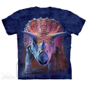 The Mountain Charging Triceratops Short Sleeve Youth Shirt