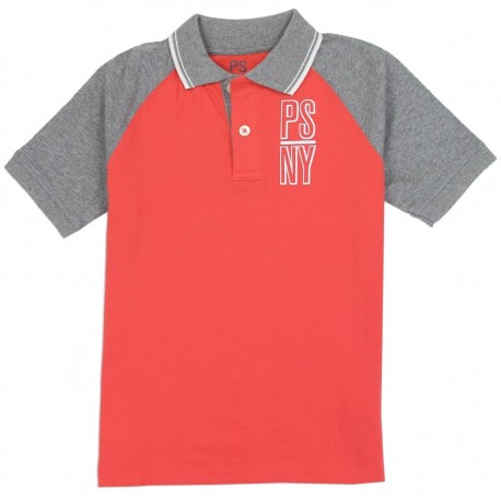 PS From Aeropostale PSNY Red Boys Polo Shirt Free Shipping Houston Kids Fashion Clothing Store