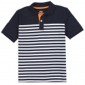 PS From Aeropostale Navy Blue and White Striped Boys Polo Shirt Free Shipping Houston Kids Fashion Clothing Store
