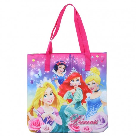 Disney Princess Ariel Cinderella Rapunzel Snow White Zippered Tote Bag Houston Kids Fashion Clothing