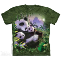 The Mountain Artwear Panda Cuddles Panda Bear Family Shirt