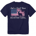 Buck Wear Small Town Huntin' Girl Navy Blue Girls Shirt Free Shipping Houston Kids Fashion Clothing Store